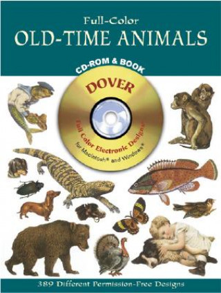 Digital Full-Color Old-Time Animals CD-Rom Dover