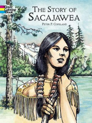 Book Story of Sacajawea Colouring Book Peter Copeland