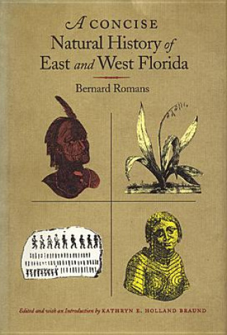 Carte Concise Natural History of East and West Florida Bernard Romans