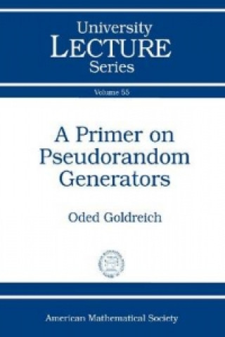 Book Primer on Pseudorandom Generators Oded Goldreich