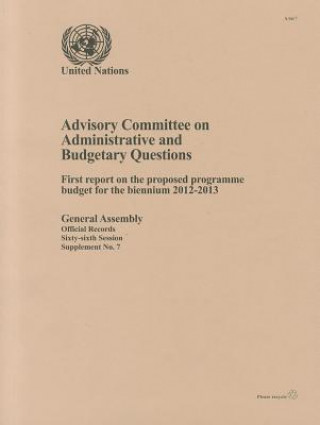 Book Advisory Committee on Administrative Budgetary Questions United Nations