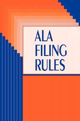Könyv American Library Association Filing Rules RTSD Filing Committee