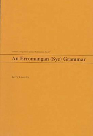 Carte Erromangan (Sye) Grammar Terry Crowley