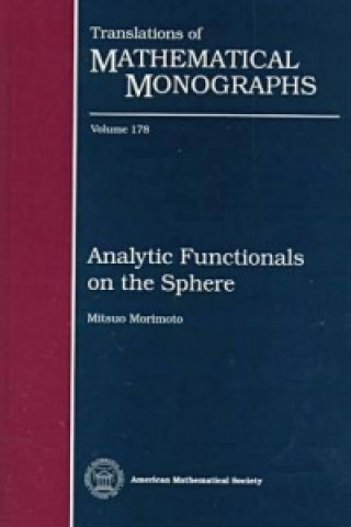 Knjiga Analytic Functionals on the Sphere Mitsuo Morimoto