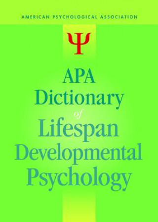 Kniha APA Dictionary of Lifespan Developmental Psychology 