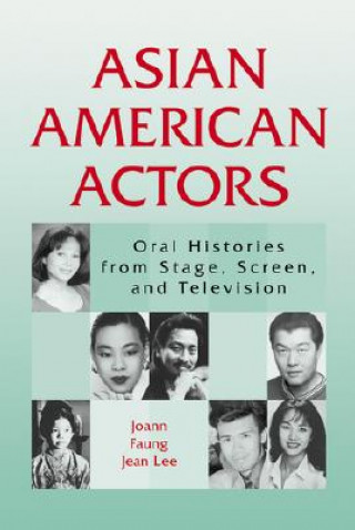 Book Asian American Actors Joann Faung Jean Lee