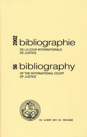 Könyv International Court of Justice Bibliography United Nations