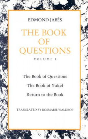 Kniha Book of Questions Edmond Jabés