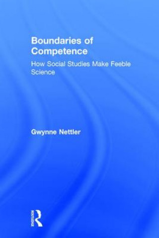 Kniha Boundaries of Competence Gwynn Nettler
