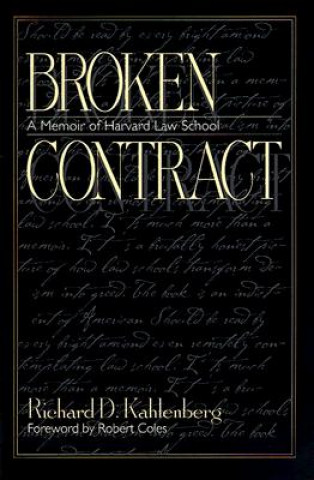 Book Broken Contract Richard D. Kahlenberg