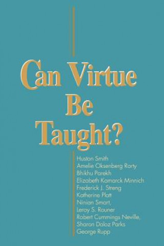 Kniha Can Virtue Be Taught? Barbara Darling-Smith