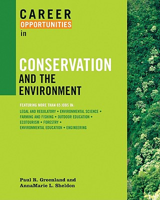 Libro Career Opportunities in Conservation and the Environment AnnaMarie L. Sheldon