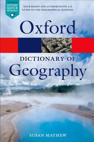 Kniha Dictionary of Geography Susan Mayhew