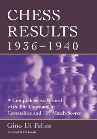 Könyv Chess Results, 1936-1940 Gino Di Felice