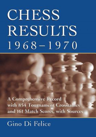 Kniha Chess Results, 1968-1970 Gino Di Felice