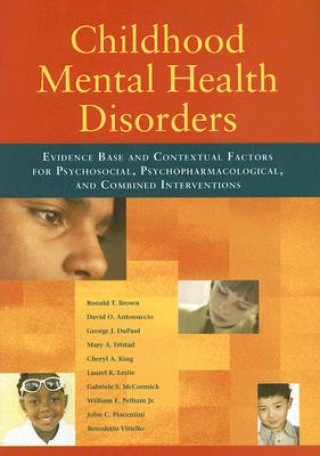 Carte Childhood Mental Health Disorders Gabriele S. McCormick