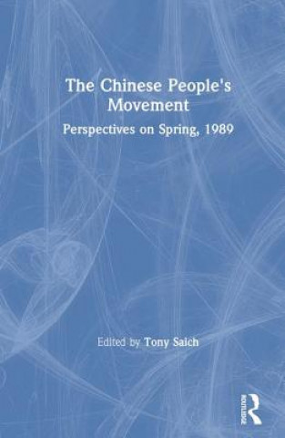 Książka Chinese People's Movement Tony Saich