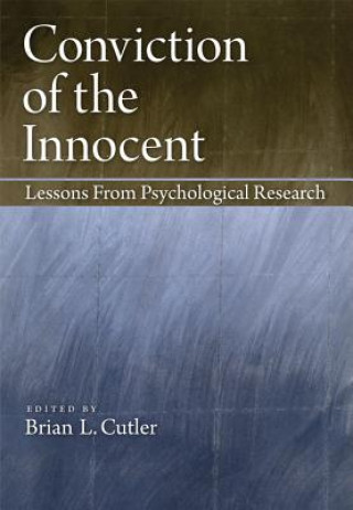 Kniha Conviction of the Innocent Brian L. Cutler