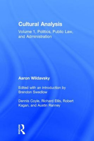 Książka Cultural Analysis Aaron Wildavsky