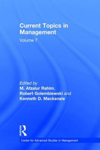 Книга Current Topics in Management 