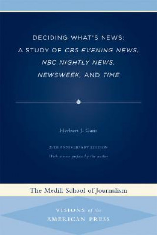 Kniha Deciding What's News Herbert J. Gans