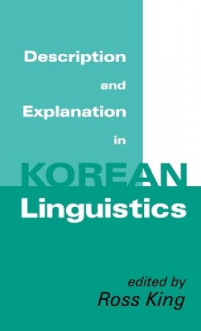 Buch Description and Explanation in Korean Linguistics Ross King