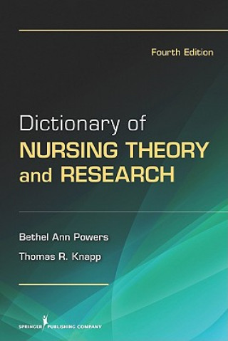 Książka Dictionary of Nursing Theory and Research Thomas R. Knapp