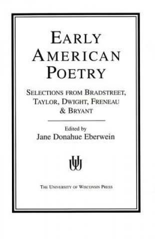 Könyv Early American Poetry 
