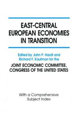 Book East-Central European Economies in Transition John P. Hardt