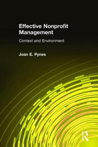 Kniha Effective Nonprofit Management Joan E. Pynes