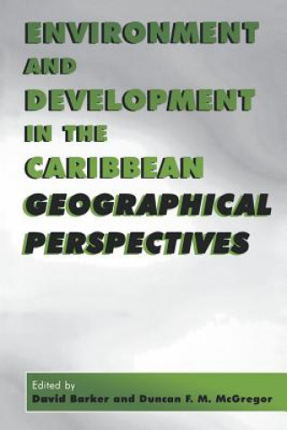 Carte Environment and Development in the Caribbean Barker
