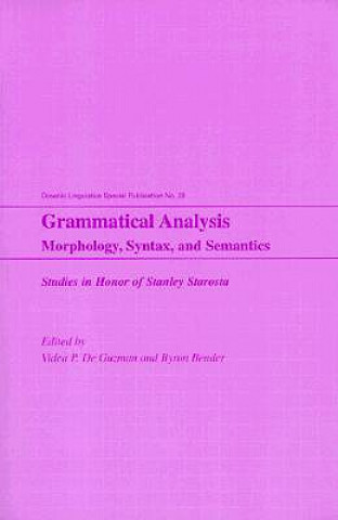 Könyv Grammatical Analysis 