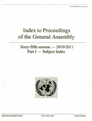 Book Index to proceedings of the General Assembly Dag Hammarskjeld Library