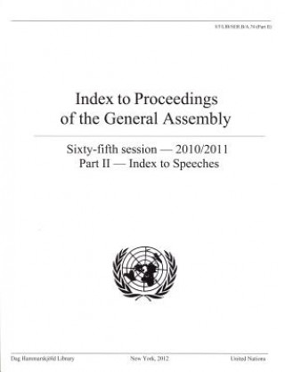 Book Index to proceedings of the General Assembly Dag Hammarskjeld Library