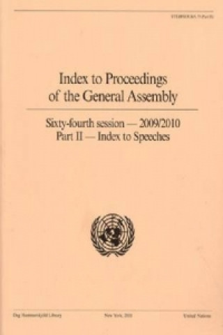 Book Index to Proceedings of the General Assembly United Nations