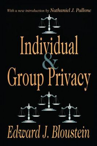 Carte Individual and Group Privacy Edward J. Bloustein