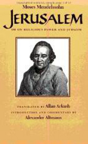 Carte Jerusalem - Or on Religious Power and Judaism Moses Mendelssohn