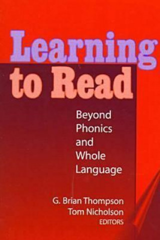 Kniha Learning to Read Tom Nicholson