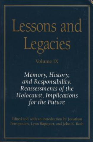 Buch Lessons and Legacies IX Roth