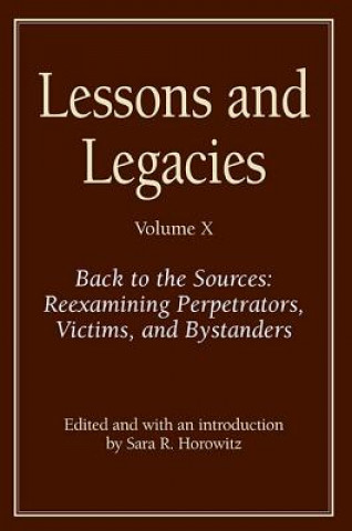 Knjiga Lessons and Legacies X Sara Horowitz