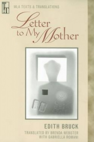 Livre Letter to My Mother Edith Bruck