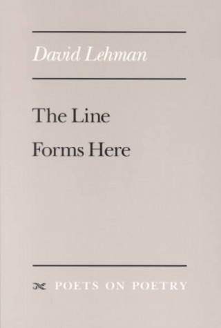 Kniha Line Forms Here David Lehman