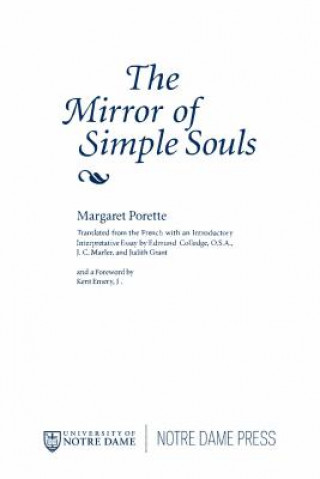 Book The Mirror of Simple Souls Margaret Porette