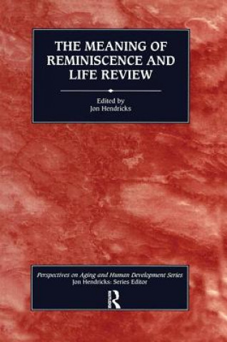 Book Meaning of Reminiscence and Life Review Jon Hendricks