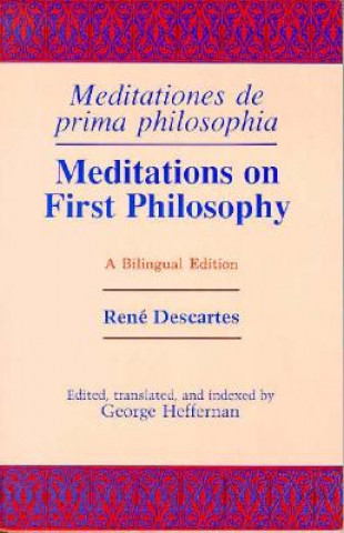 Kniha Meditations on First Philosophy/ Meditationes de prima philosophia René Descartes