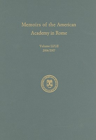 Kniha Memoirs of the American Academy in Rome v. 51 