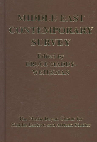 Buch Middle East Contemporary Survey v. 23; 1999 Bruce Maddy-Weitzman