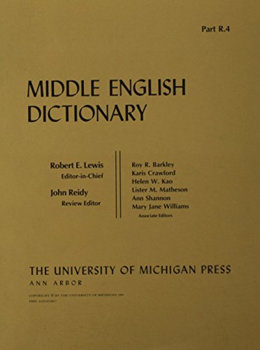 Βιβλίο Middle English Dictionary 