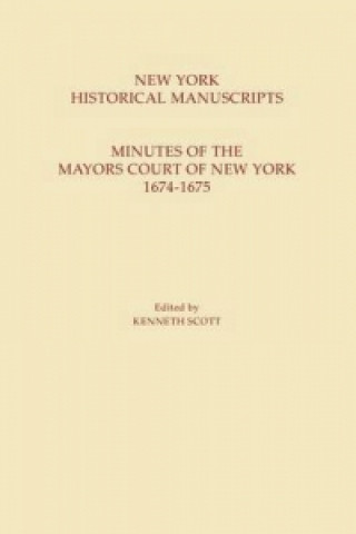 Książka New York Historical Manuscripts Scott