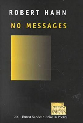 Książka No Messages Robert Hahn